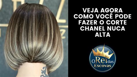 corte chanel nuca alta|APRENDA A FAZER O CORTE CHANEL NUCA ALTA! COM .